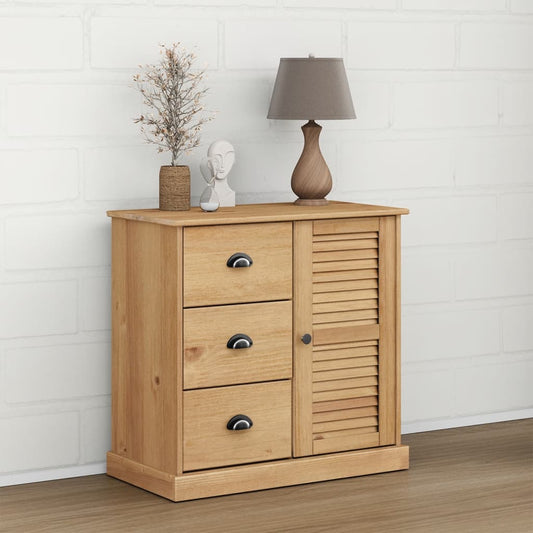 Skjenk Tre med skuffer VIGO 78x40x75 cm heltre furu