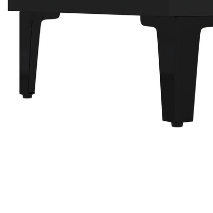 Skjenk Svart 69,5x34x90 cm