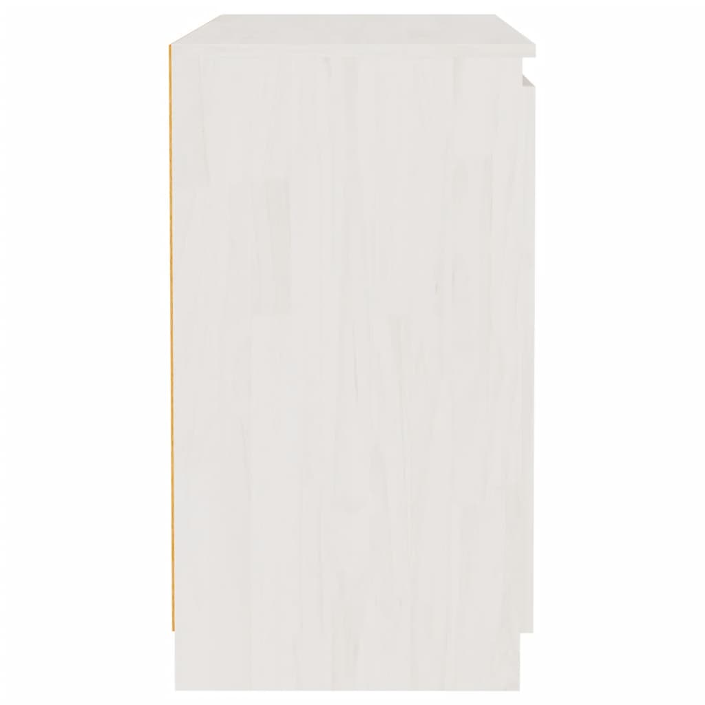 Skap Hvit 60x36x65 cm heltre furu