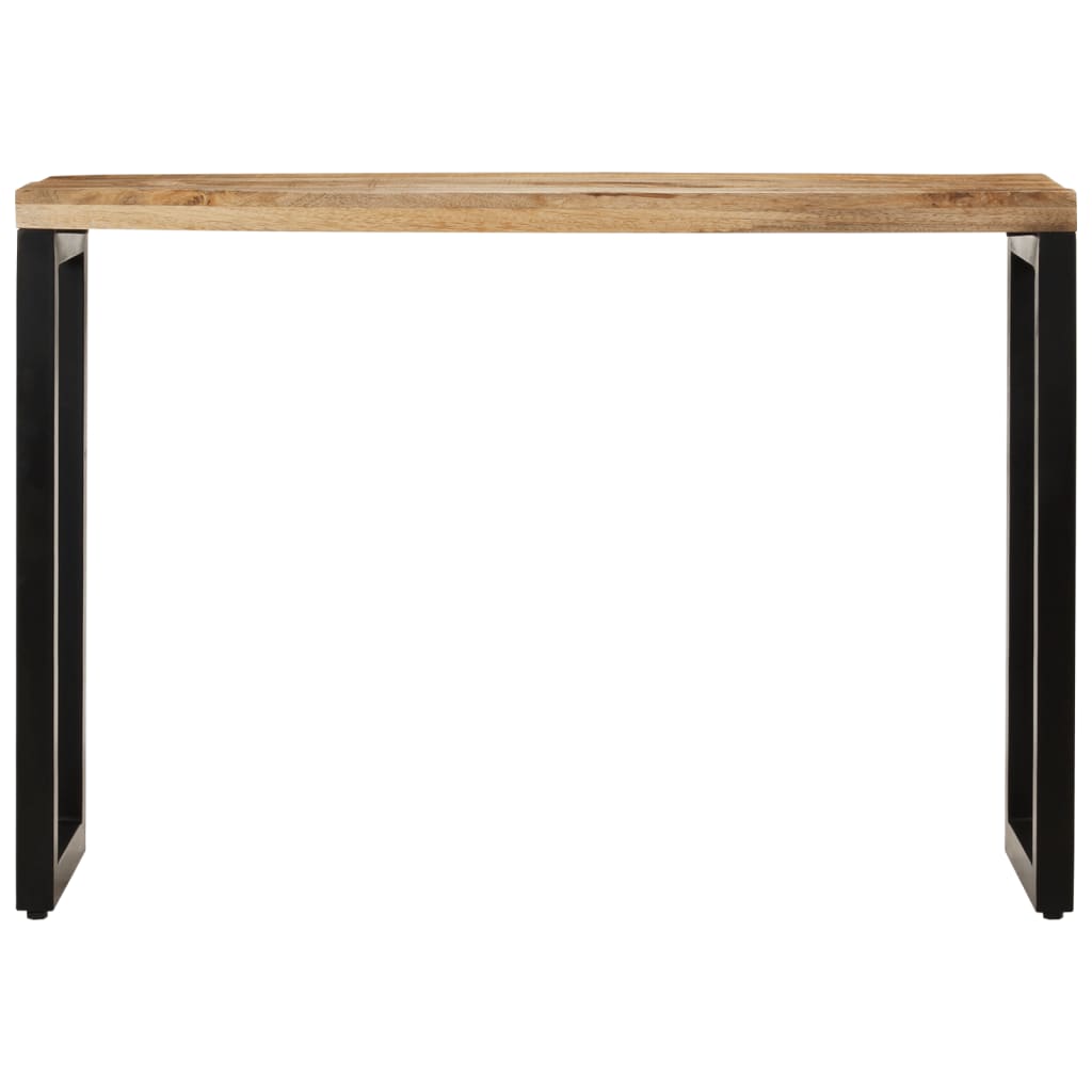 Avlastningsbord konsollbord Tre 110x35x76 cm grovt heltre mangotre