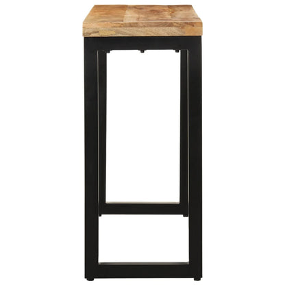 Avlastningsbord konsollbord Tre 110x35x76 cm grovt heltre mangotre