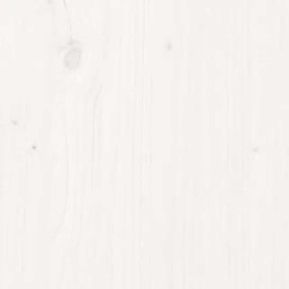 Barbord hvit 50x50x110 cm heltre furu