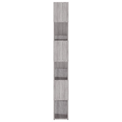 Bokhylle Sonoma Grå Romdeler 100x24x188 cm