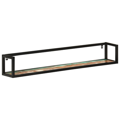 Vegghylle Tre 2 stk 110x17x17 cm gjenvunnet heltre