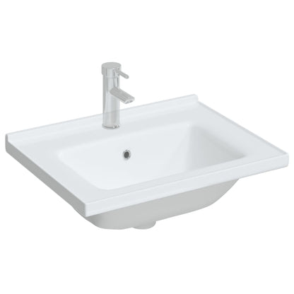 Baderomsvask Hvit 61x48x19,5 cm rektangulær keramikk