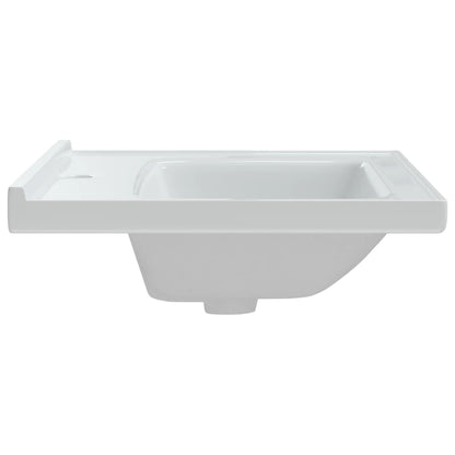 Baderomsvask Hvit 61x48x19,5 cm rektangulær keramikk