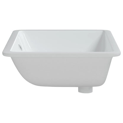 Baderomsvask Hvit 60x40x21 cm rektangulær keramikk