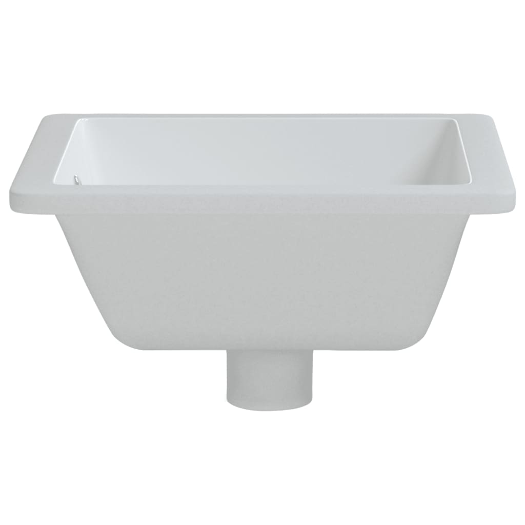 Baderomservant Hvit 39x30x18,5 cm rektangulær keramikk