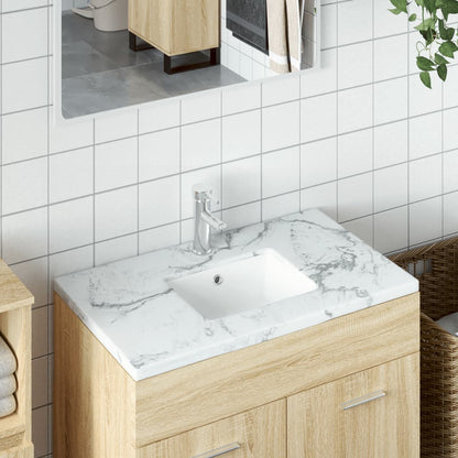 Baderomservant Hvit 39x30x18,5 cm rektangulær keramikk