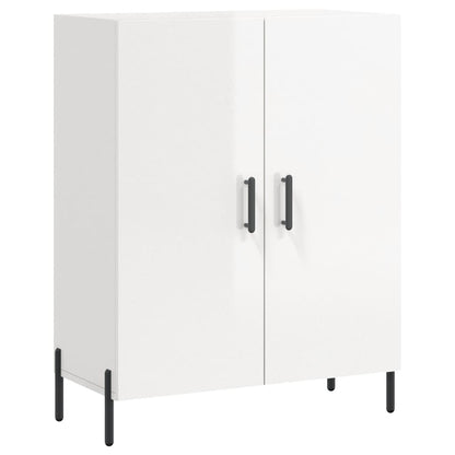 Skjenk Høyglans Hvit 69,5x34x90 cm
