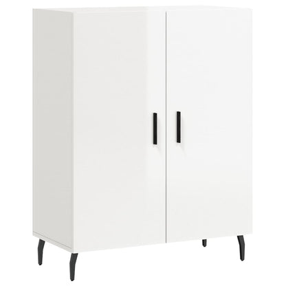 Skjenk Høyglans Hvit 69,5x34x90 cm