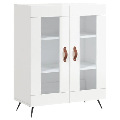 Skjenk Høyglans Hvit 69,5x34x90 cm