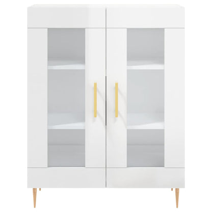 Skjenk Høyglans Hvit 69,5x34x90 cm