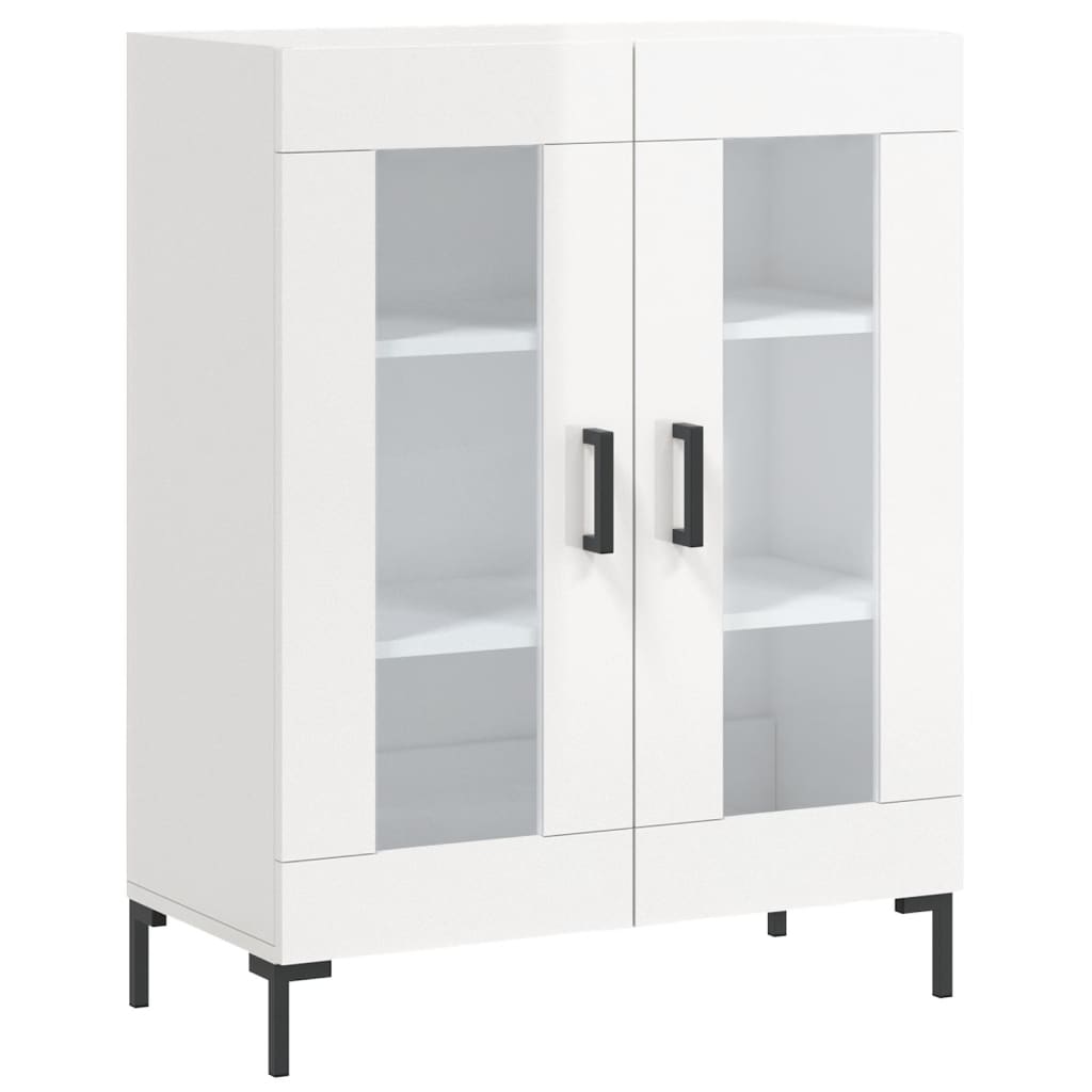 Skjenk Høyglans Hvit 69,5x34x90 cm