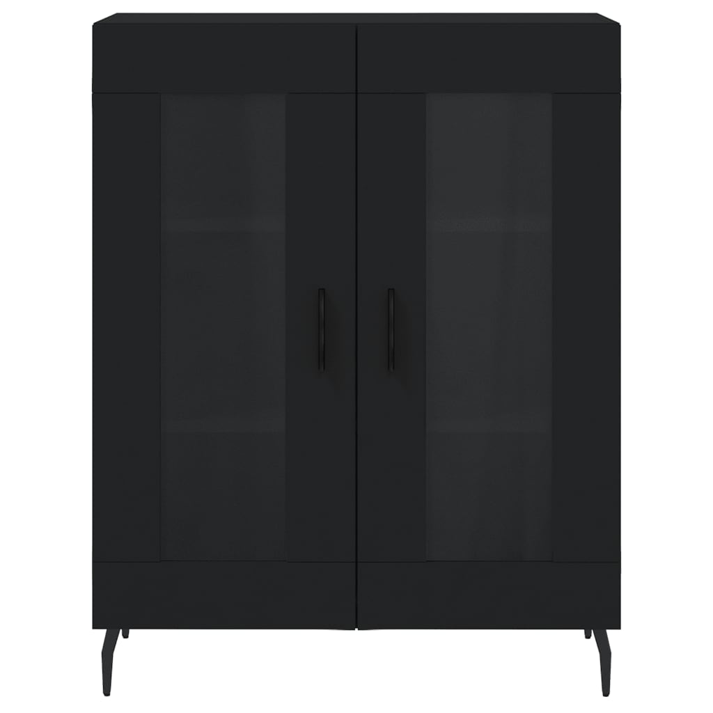 Skjenk Svart 69,5x34x90 cm