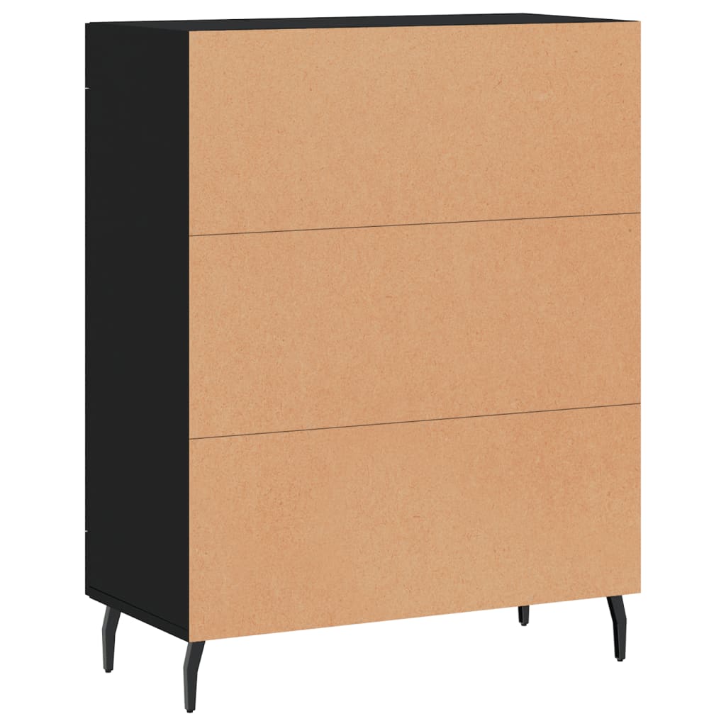 Skjenk Svart 69,5x34x90 cm