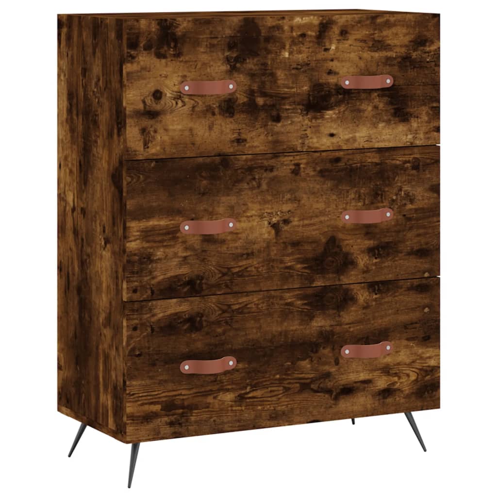 Kommode Røkt Eik 69,5x34x90 cm