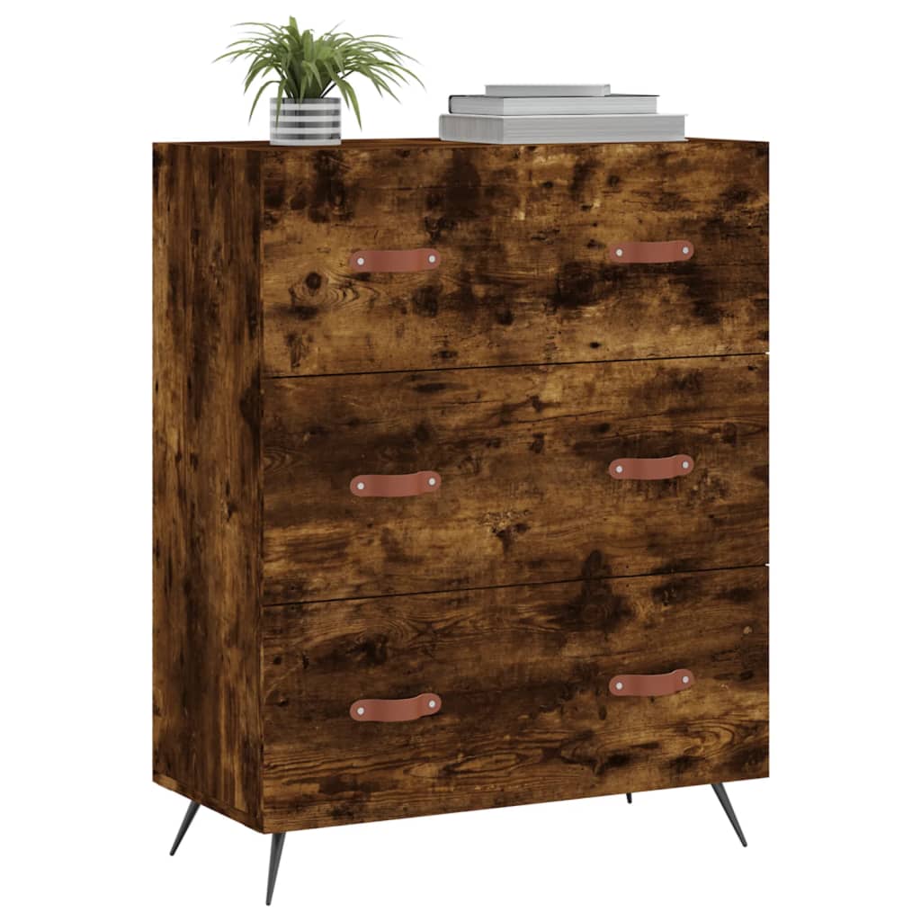 Kommode Røkt Eik 69,5x34x90 cm
