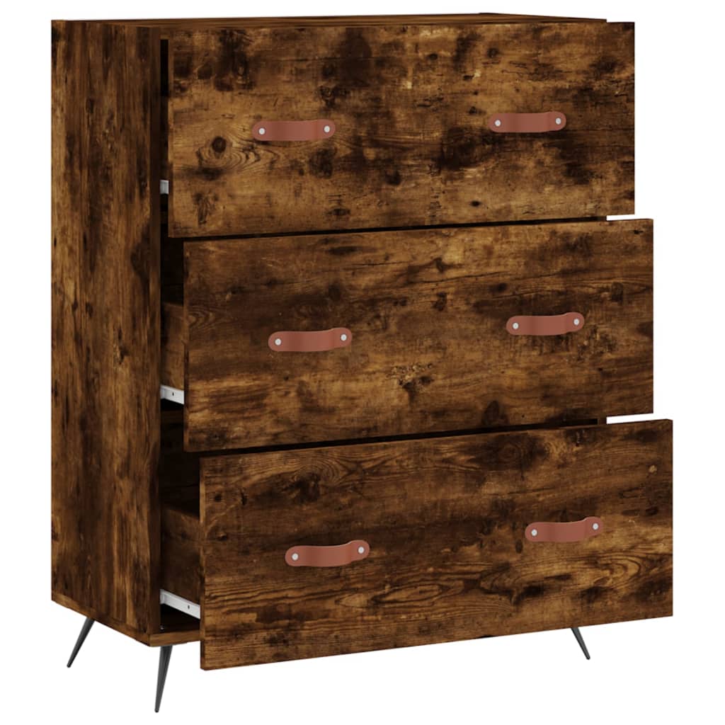 Kommode Røkt Eik 69,5x34x90 cm