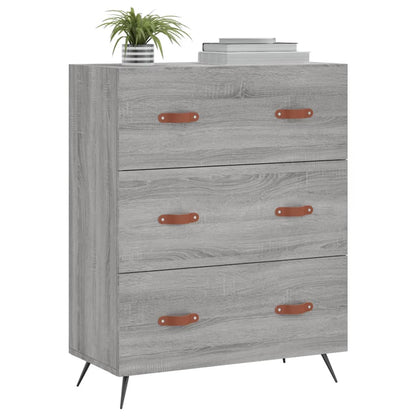 Kommode Sonoma Grå 69,5x34x90 cm