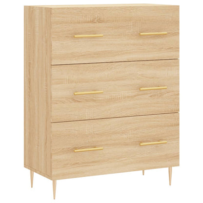 Skjenk sonoma eik 69,5x34x90 cm konstruert tre