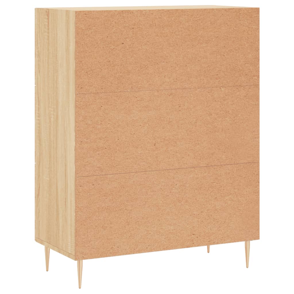Skjenk sonoma eik 69,5x34x90 cm konstruert tre