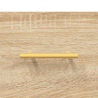 Skjenk sonoma eik 69,5x34x90 cm konstruert tre
