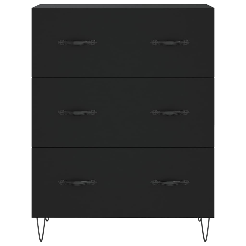 Skjenk Svart 69,5x34x90 cm