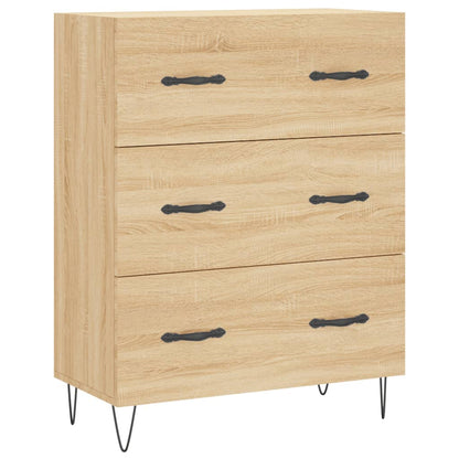 Skjenk sonoma eik 69,5x34x90 cm konstruert tre