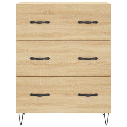 Skjenk sonoma eik 69,5x34x90 cm konstruert tre