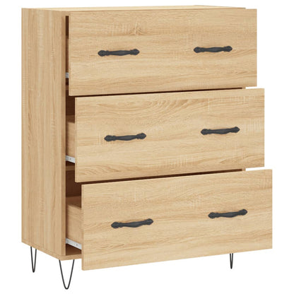 Skjenk sonoma eik 69,5x34x90 cm konstruert tre