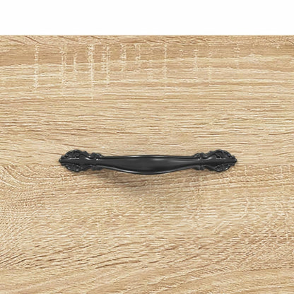 Skjenk sonoma eik 69,5x34x90 cm konstruert tre