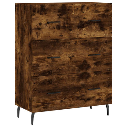 Skjenk røkt eik 69,5x34x90 cm konstruert tre