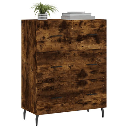 Skjenk røkt eik 69,5x34x90 cm konstruert tre