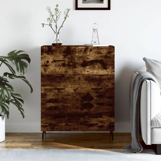 Skjenk røkt eik 69,5x34x90 cm konstruert tre