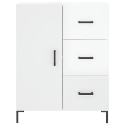 Skjenk Høyglans Hvit 69,5x34x90 cm
