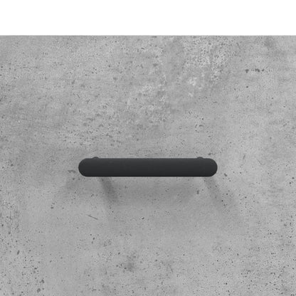 Kommode Betonggrå 69,5x34x90 cm
