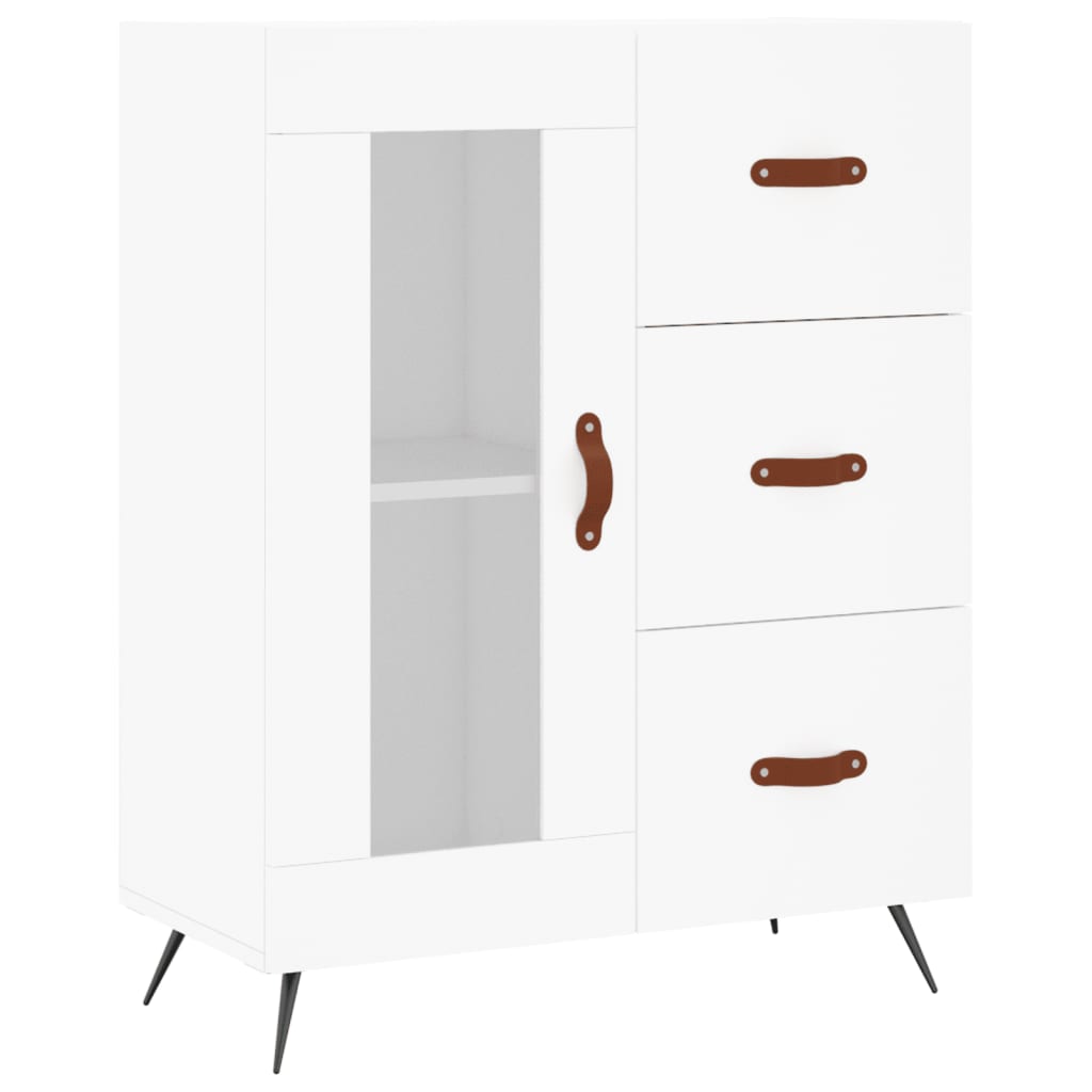 Skjenk Hvit 69,5x34x90 cm