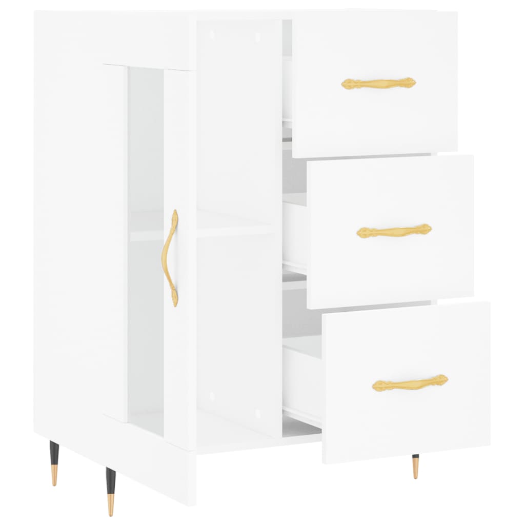 Skjenk Hvit 69,5x34x90 cm
