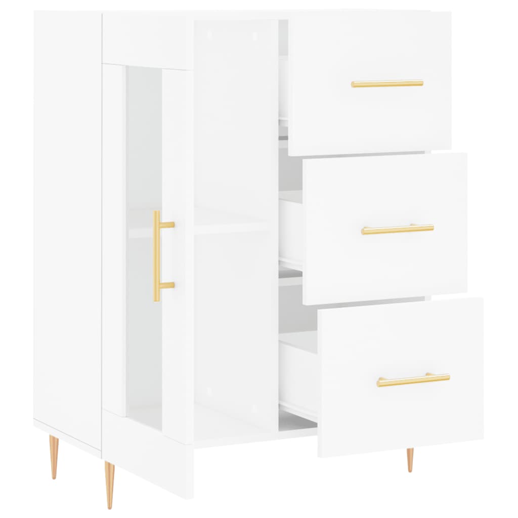 Skjenk Hvit 69,5x34x90 cm