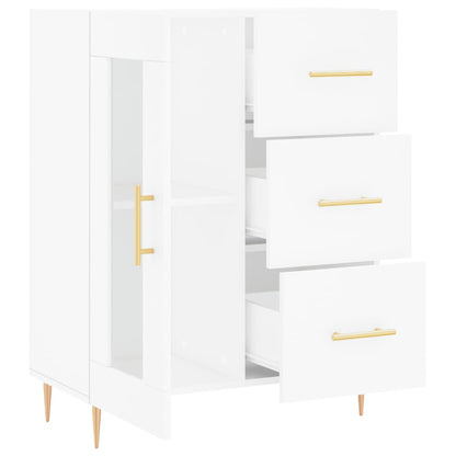 Skjenk Hvit 69,5x34x90 cm