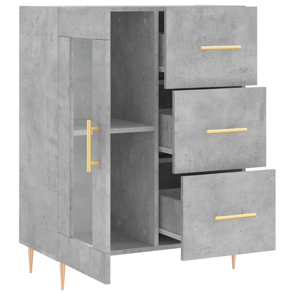 Skjenk Betonggrå 69,5x34x90 cm
