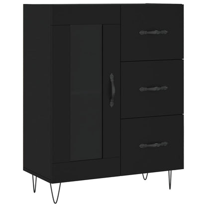 Skjenk Svart 69,5x34x90 cm