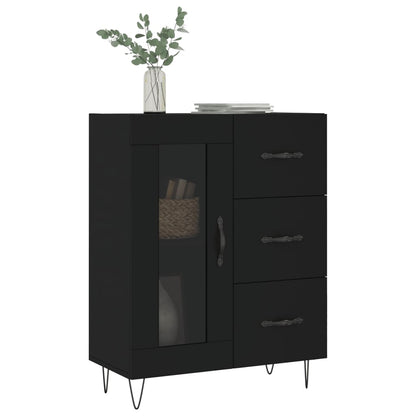 Skjenk Svart 69,5x34x90 cm