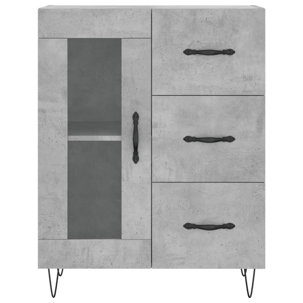 Skjenk Betonggrå 69,5x34x90 cm