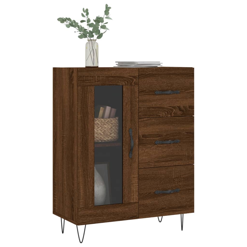 Skjenk Brun Eik 69,5x34x90 cm