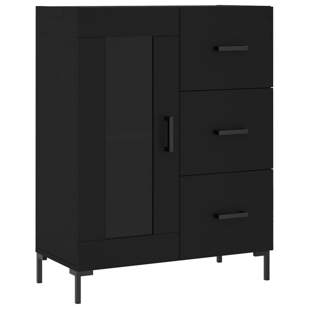 Skjenk Svart 69,5x34x90 cm