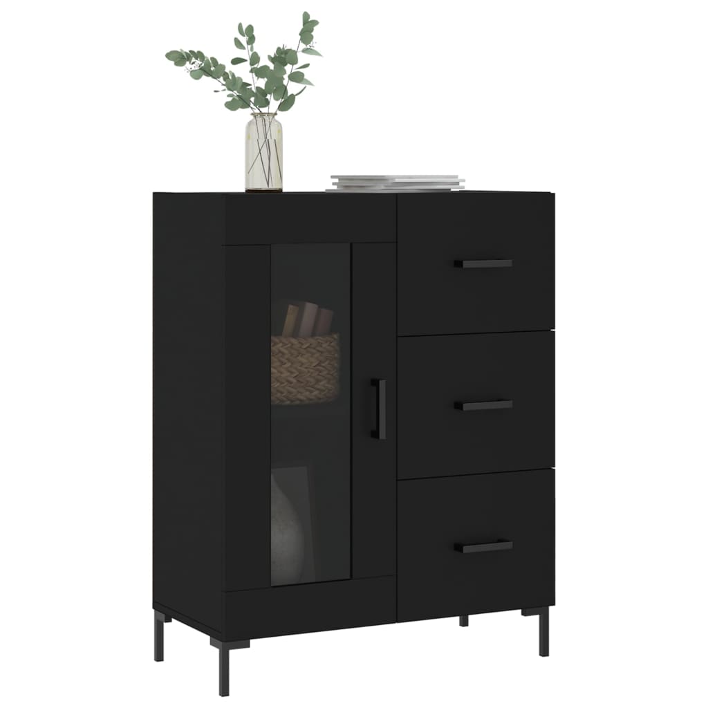 Skjenk Svart 69,5x34x90 cm