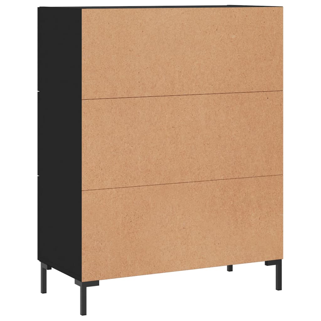 Skjenk Svart 69,5x34x90 cm