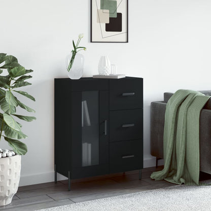 Skjenk Svart 69,5x34x90 cm